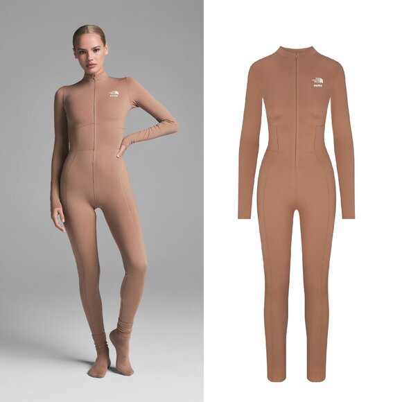 The North Face x Skims Refina Bodysuit in Sienna Small NWT